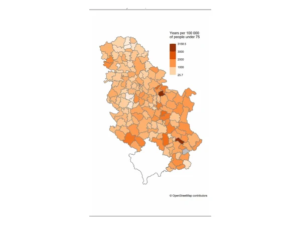 Figure preview for The Effects of COVID-19 Pandemic on the Premature Mortality in Serbia in 2020