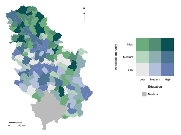 Figure preview for Human Capital and Avoidable Mortality across Serbian Municipalities: A Spatial-Ecological Analysis